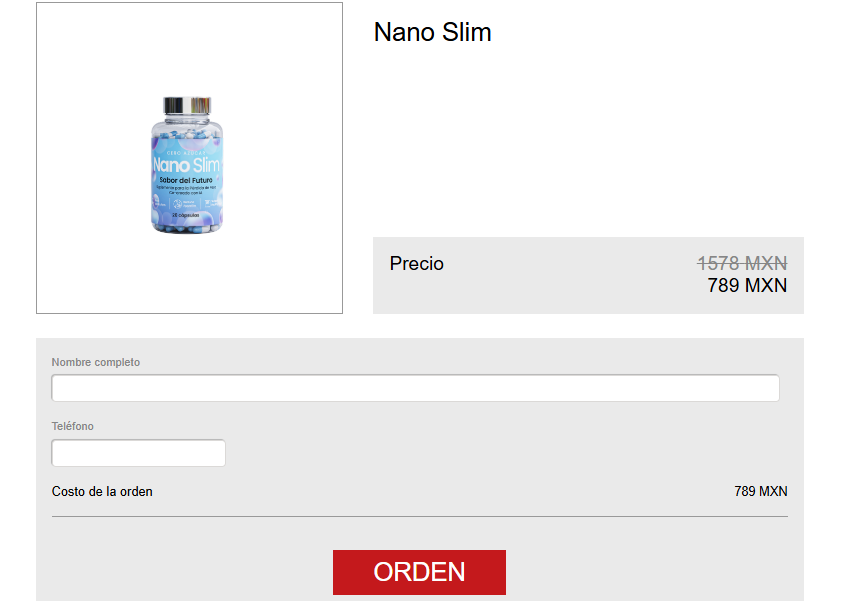 Nano Slim Precio Mexico