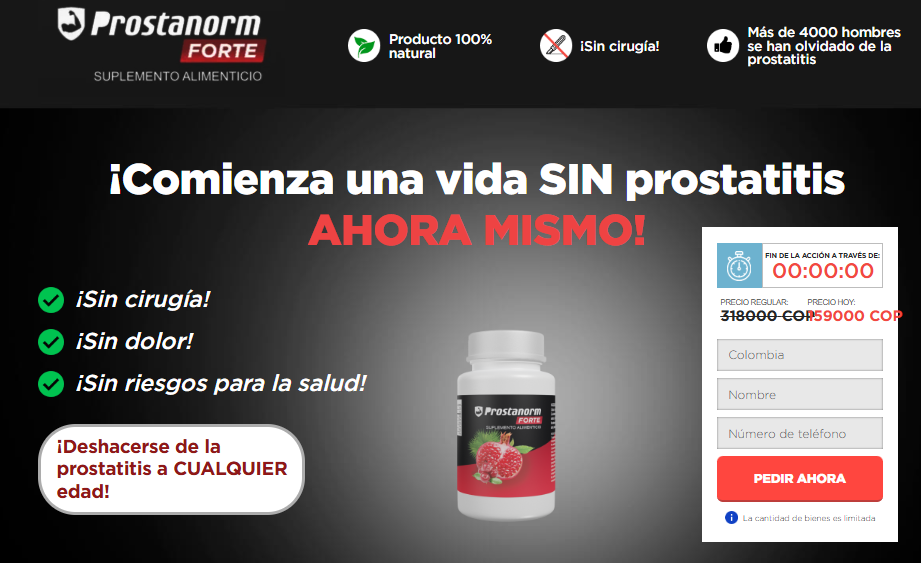 Prostanorm Forte Precio Colombia